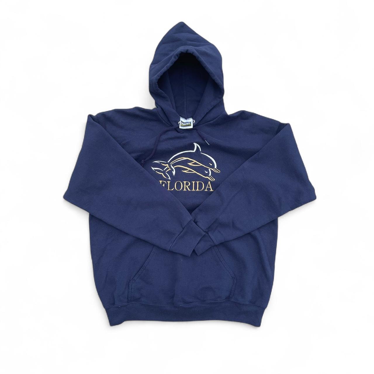 Vintage 90s Florida Dolphins Embroidered Hoodie Uptwn Vintage P0_17