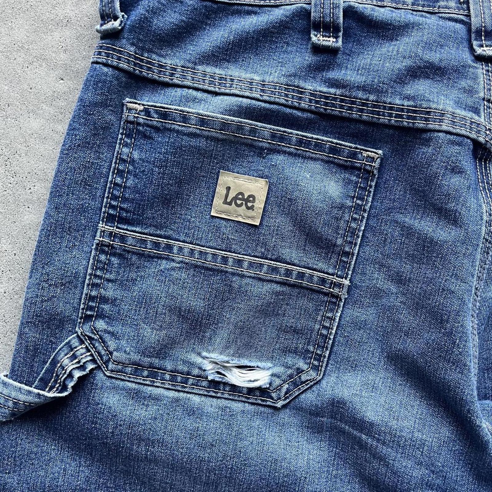 Vintage Clothing Vintage Y2K Dark Lee Denim Carpenter Pants Lee - uptwn vintage - a3e643ca-4ea4-43e1-ad4c-70bf85d39ccd
