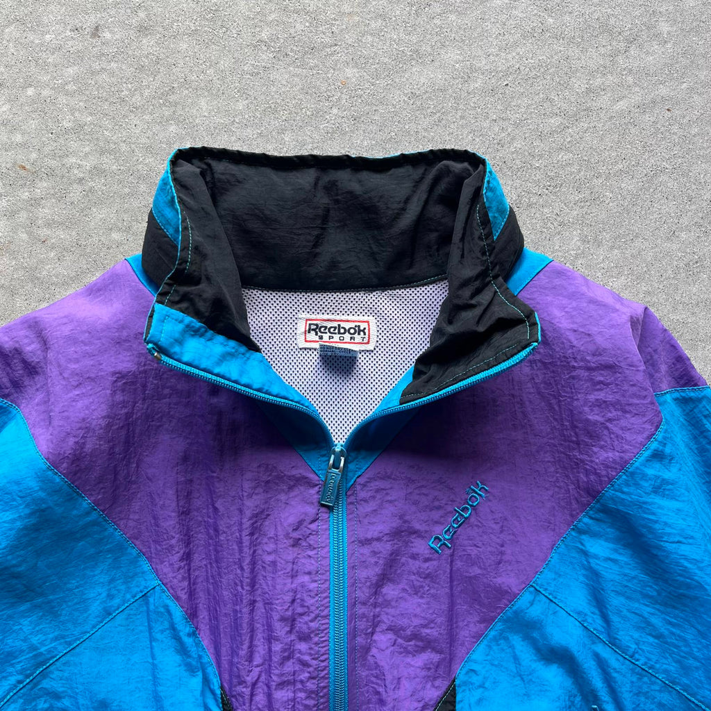 Vintage 90s Reebok Blue Ski Jacket - Uptwn Vintage