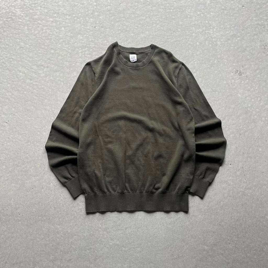 Vintage Y2K Green GAP Knit Sweater