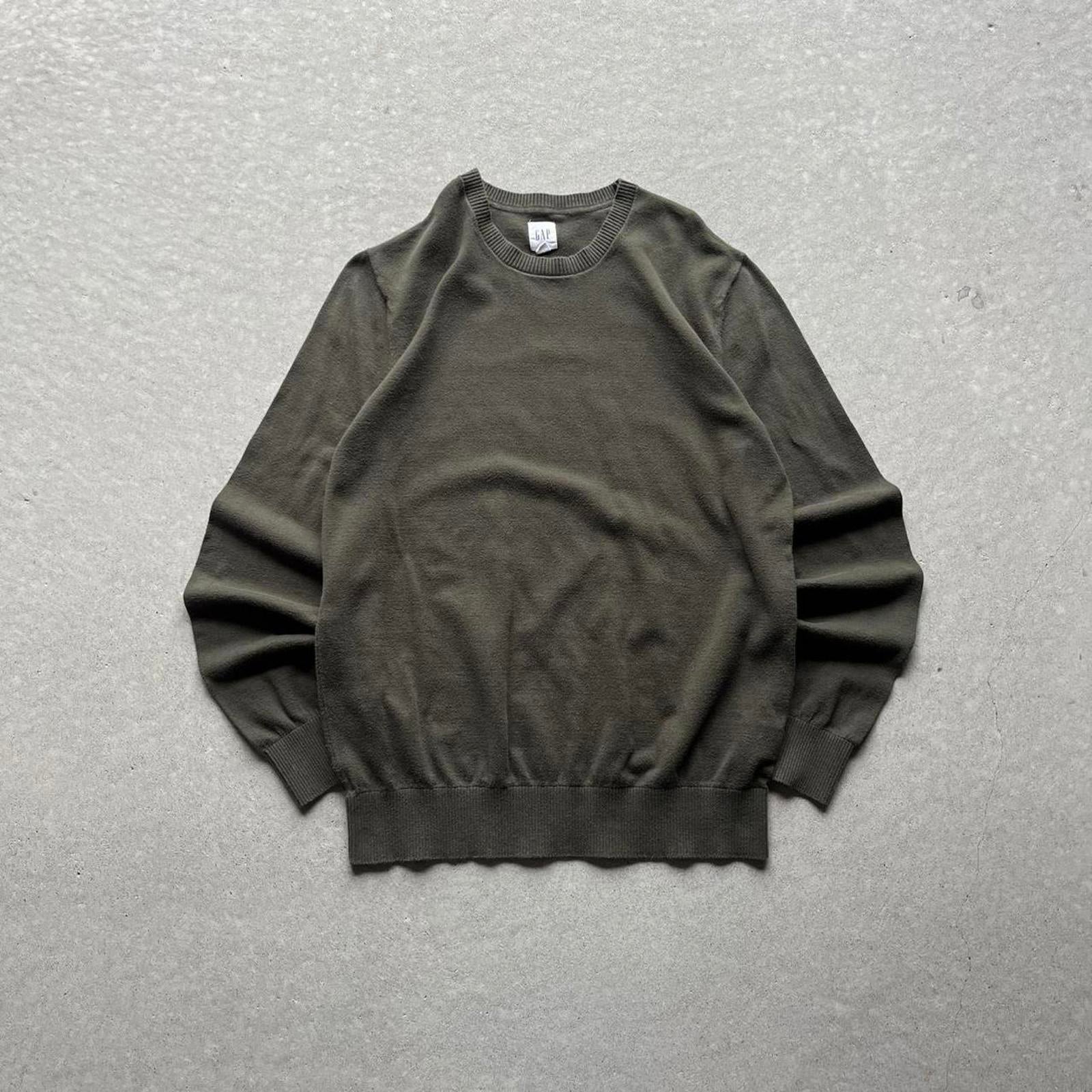 Vintage Y2K Green GAP Knit Sweater