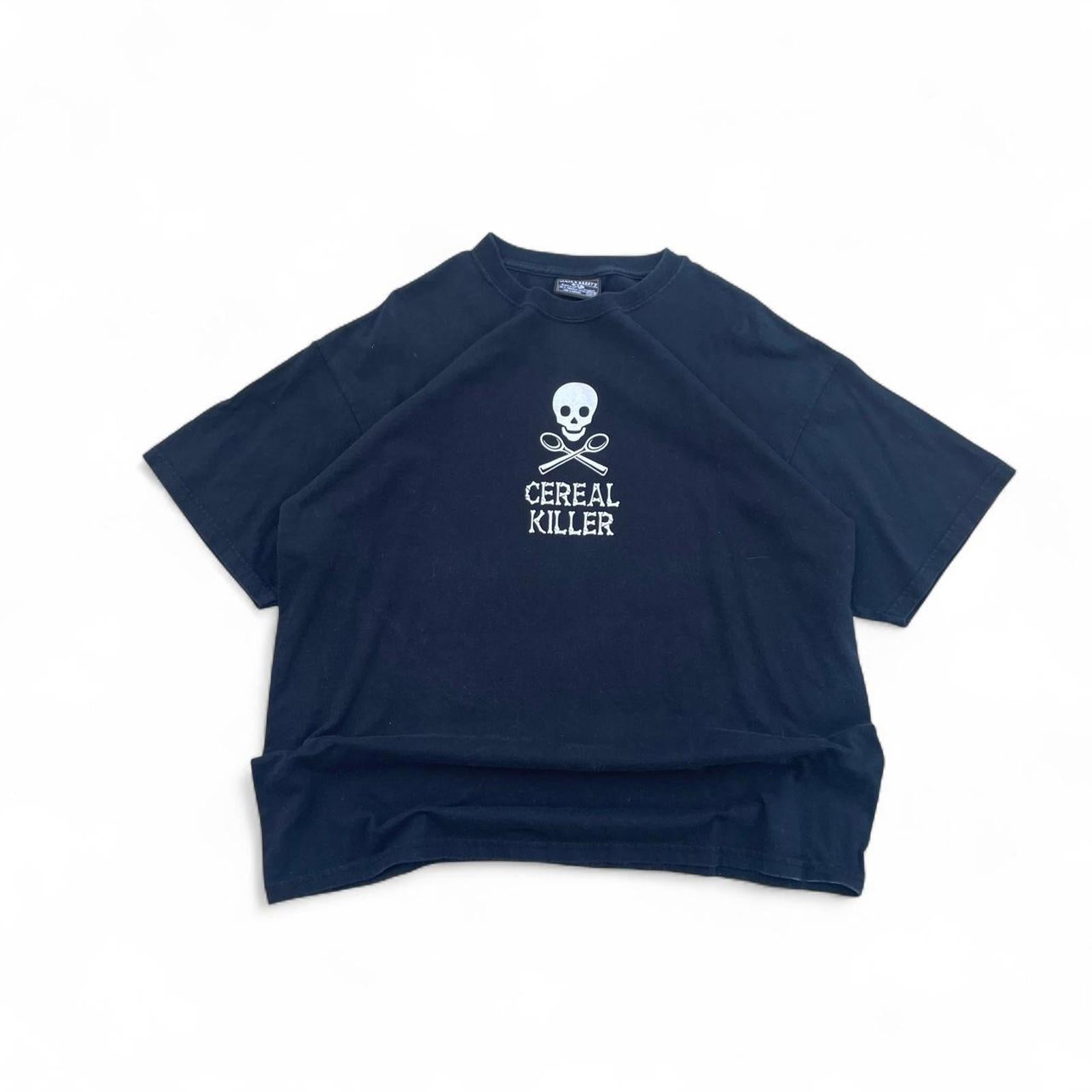 Vintage Y2K Cereal Killer Rap T-Shirt Steve & Barry's - uptwn vintage - a7fc282a-1a8d-4692-a9b5-bdd92e2c774d