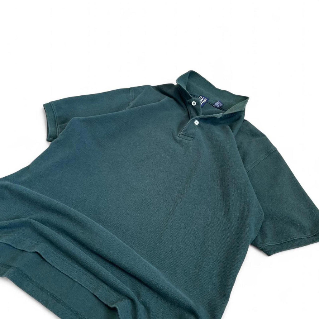 Vintage 90s Green Blank GAP Polo Shirt Gap aad658ab-9522-47f2-b22f-5b509de1110d