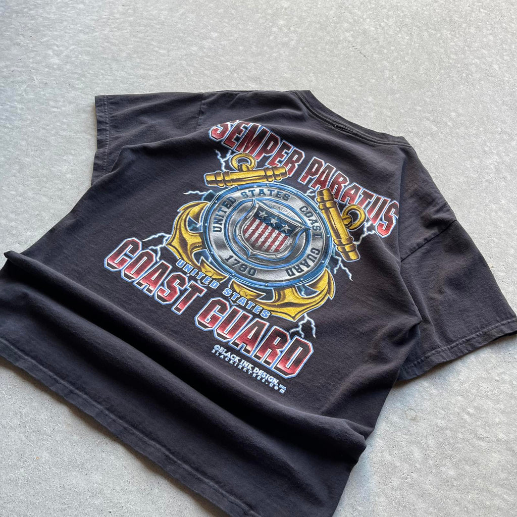 Vintage Y2K USA Coast Guard T-Shirt - Uptwn Vintage