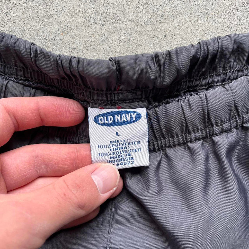 Vintage Y2K Grey Old Navy Track Pants - Uptwn Vintage