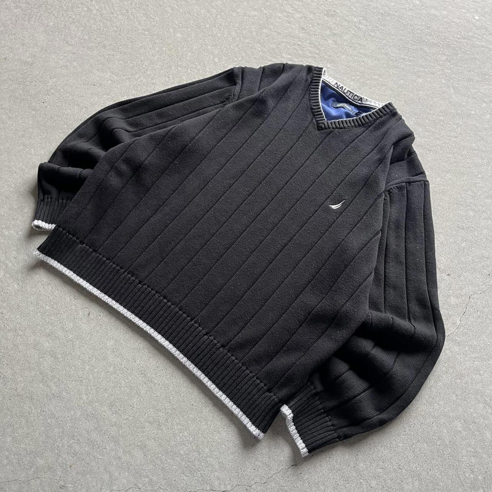 Vintage Clothing Vintage Y2K Black Nautica Sweater Nautica - uptwn vintage - acba8f84-0e61-47e2-ae65-f569bfc5f1fb