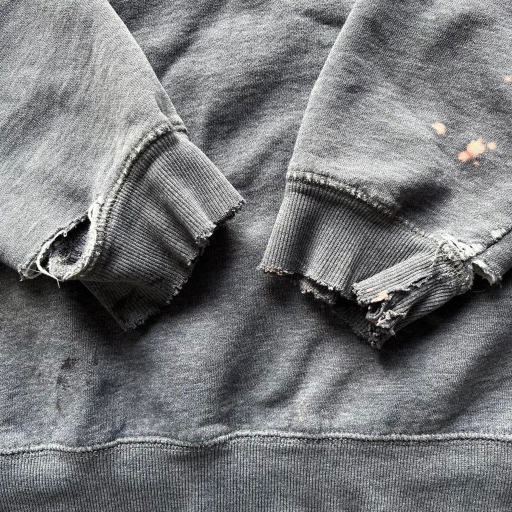 Vintage Y2K Thrashed Grey Starter Sweatshirt