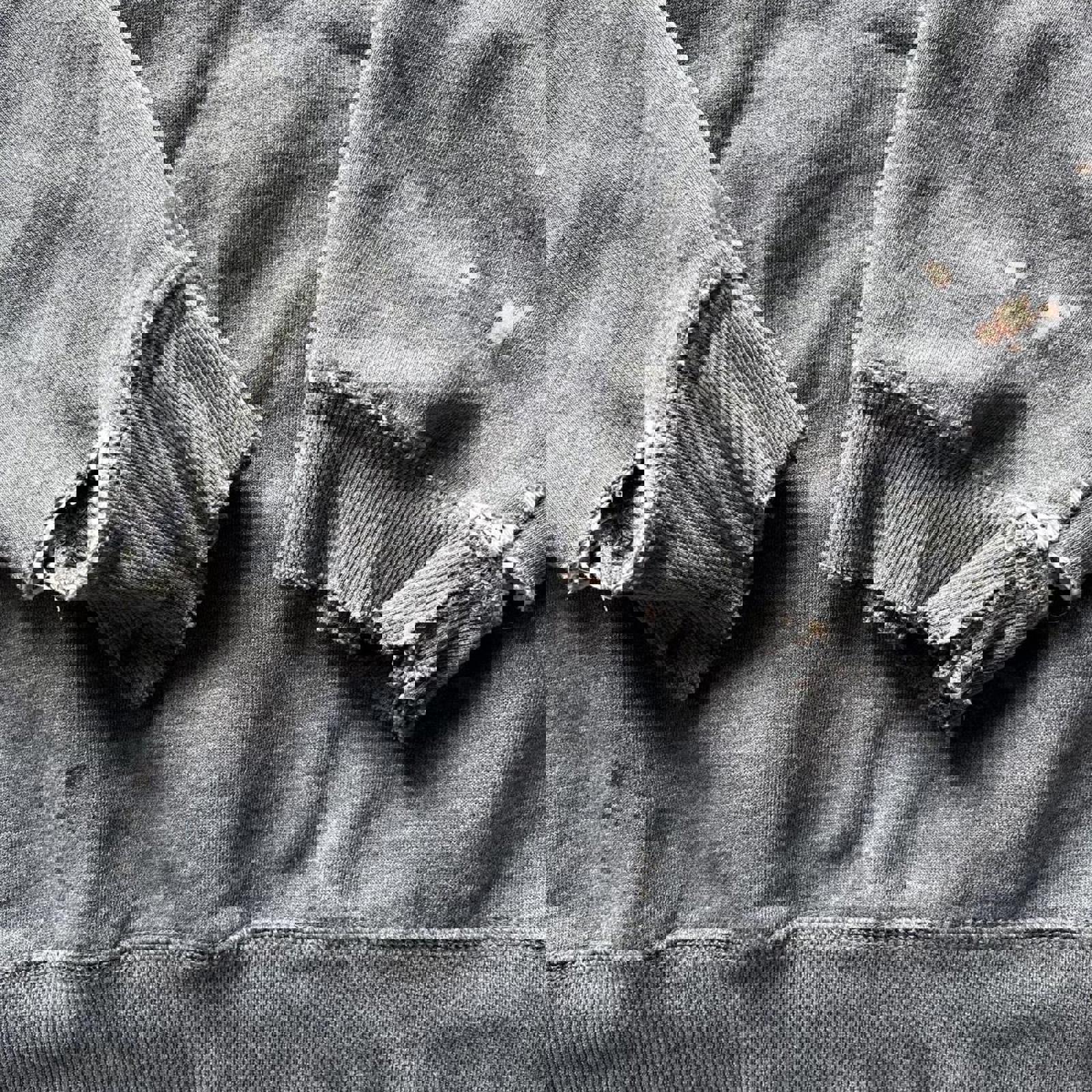 Vintage Y2K Thrashed Grey Starter Sweatshirt