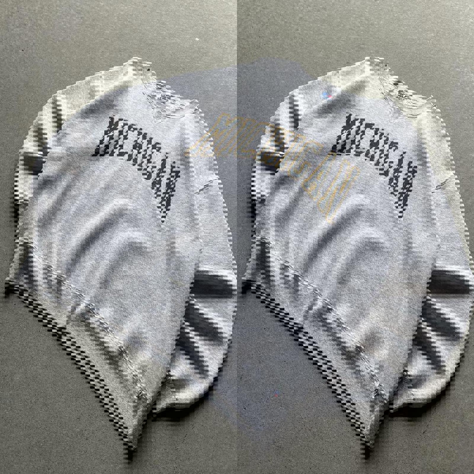 Vintage 90s Russell University Of Michigan Crewneck