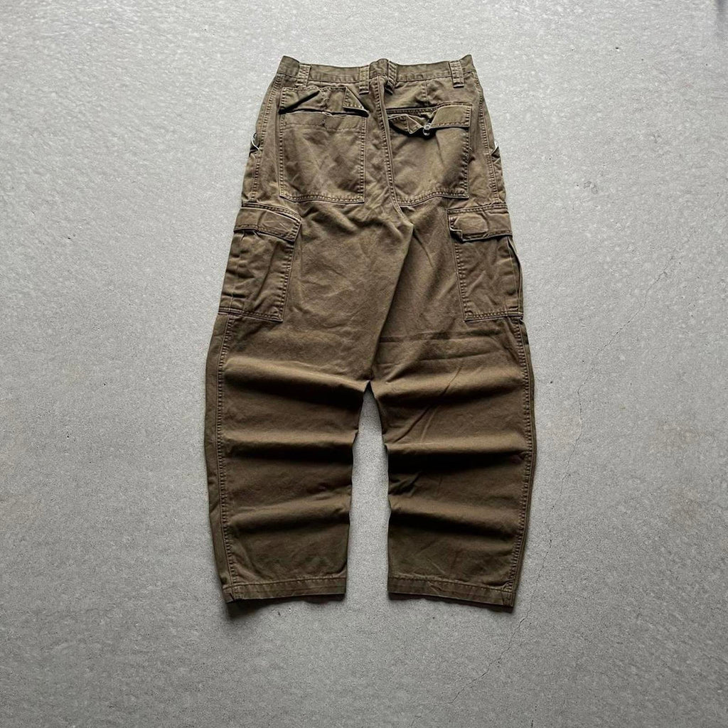 Vintage Clothing Vintage 90s Baggy Brown Cargo Pants Other - uptwn vintage - bc24db37-c58d-487c-bac1-8b9365ddb3c9