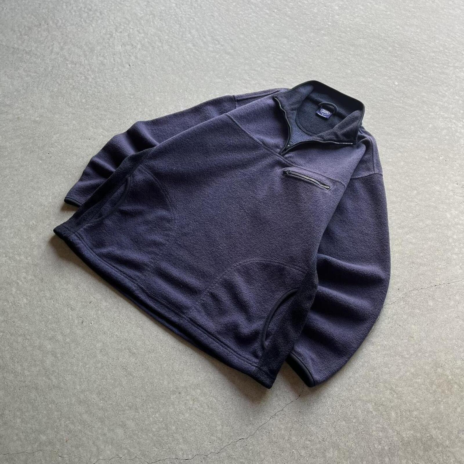 Vintage Clothing Vintage Y2K Sporty Navy Fleece Pullover American Vintage - uptwn vintage - c12894a6-6163-4834-83c7-cdcfc9c762e0