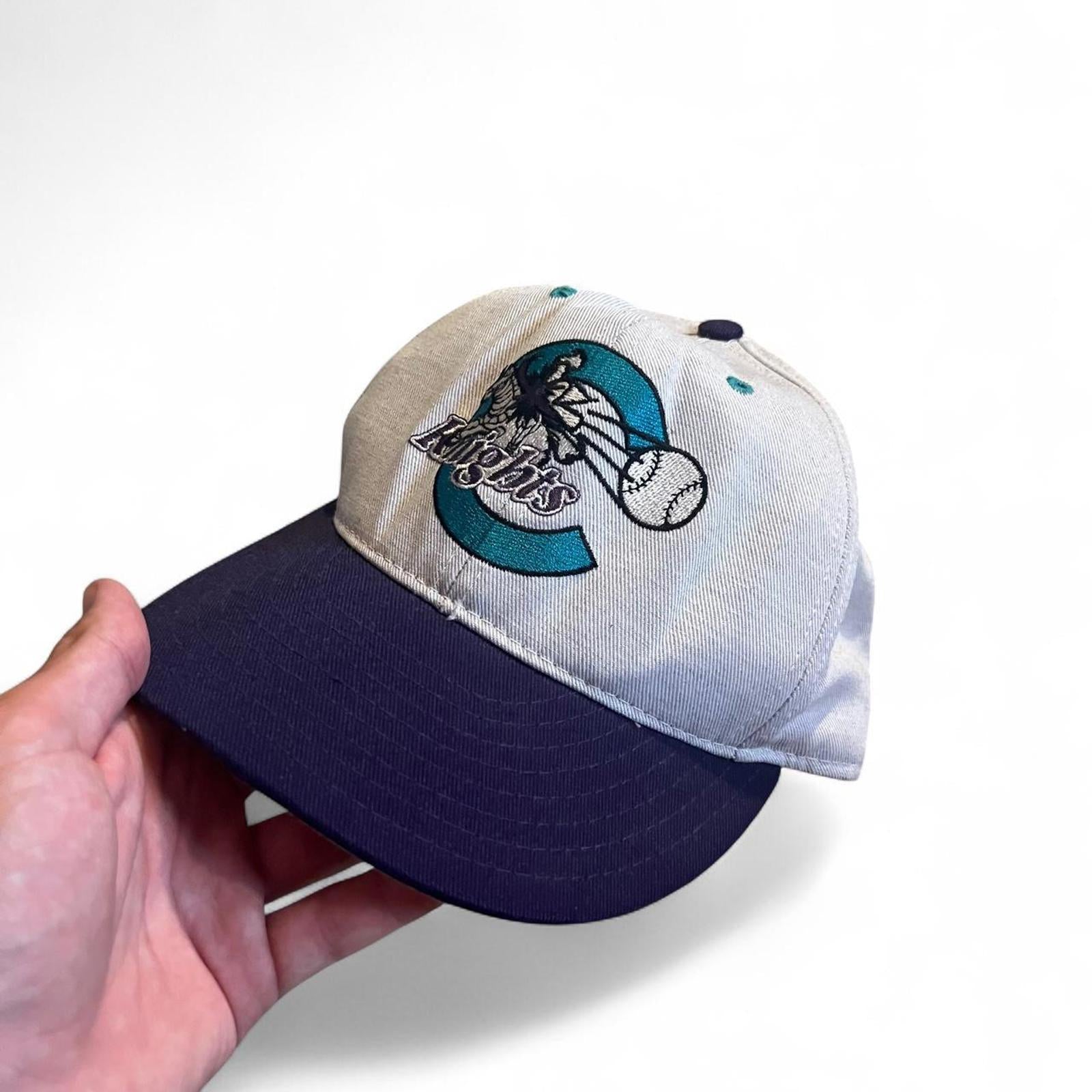 Vintage 90s Charlotte Knights Minor League Baseball Hat American Vintage c433ed4d-eeb3-46a1-9554-d1849558f348