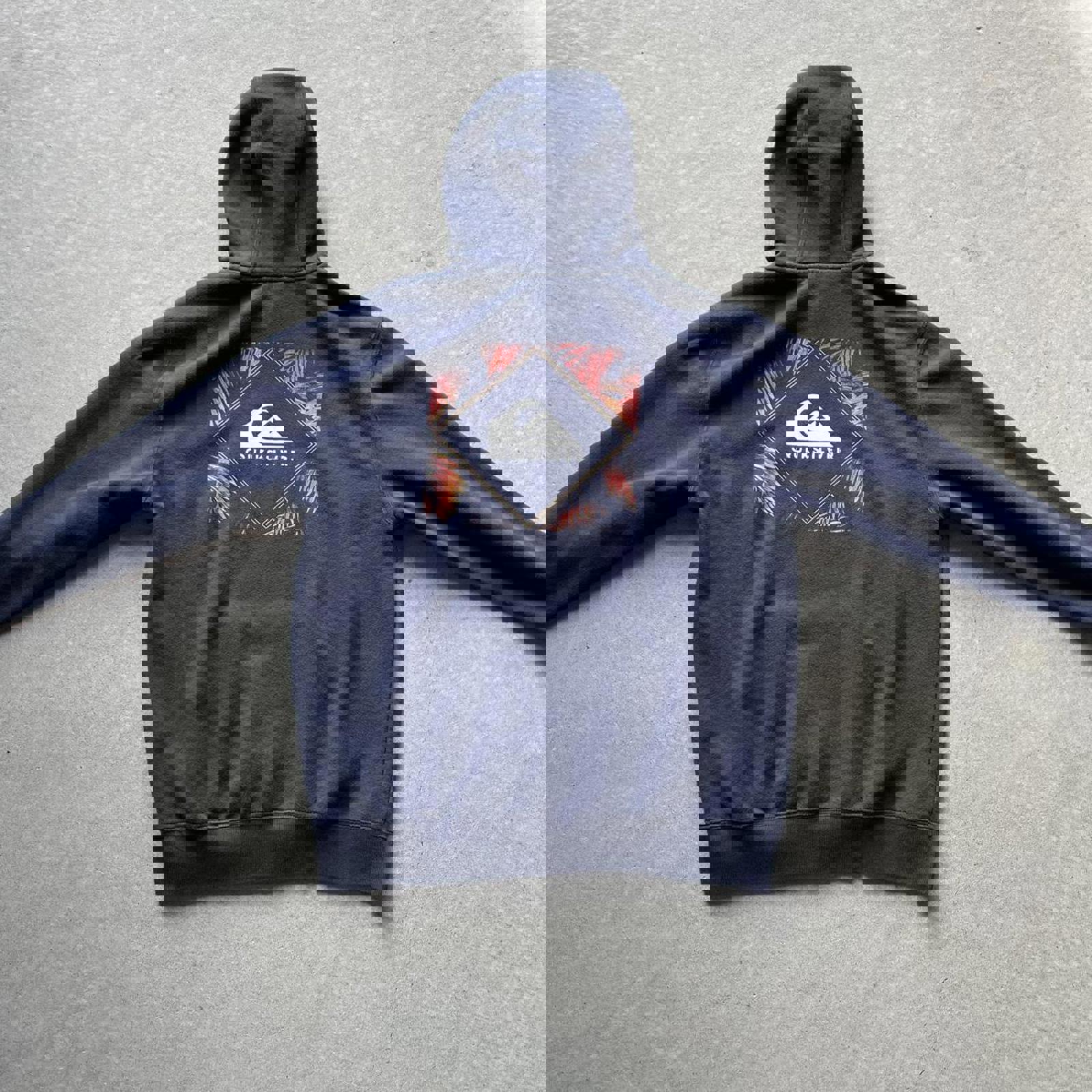 Navy Blue Quicksilver Surf Hoodie