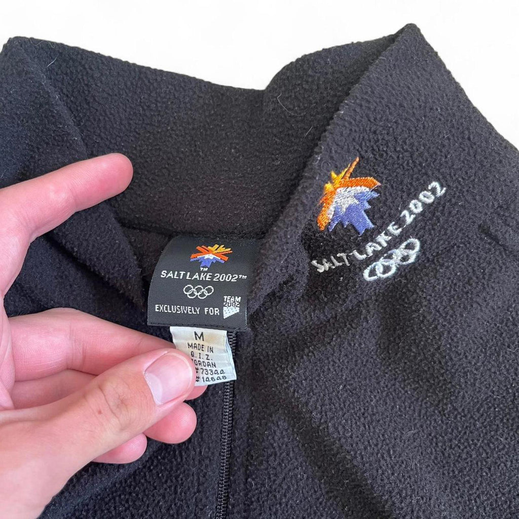 Vintage 2002 Salt Lake City Olympics Fleece Quarterzip American Vintage c57c12dd-9ea3-4357-be56-4aa61c69dcb8