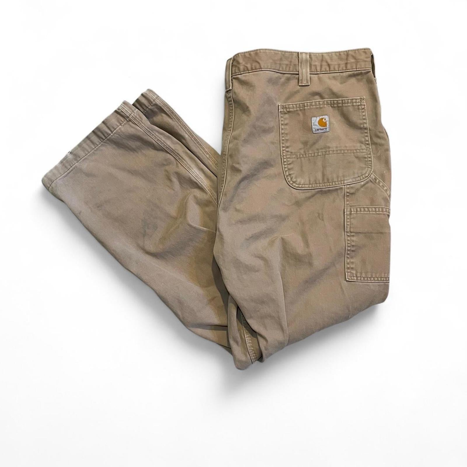 Vintage Style Baggy Tan Carhartt Cargo Pants Carhartt cadbf116-d312-42a9-85f1-76145c763a5b