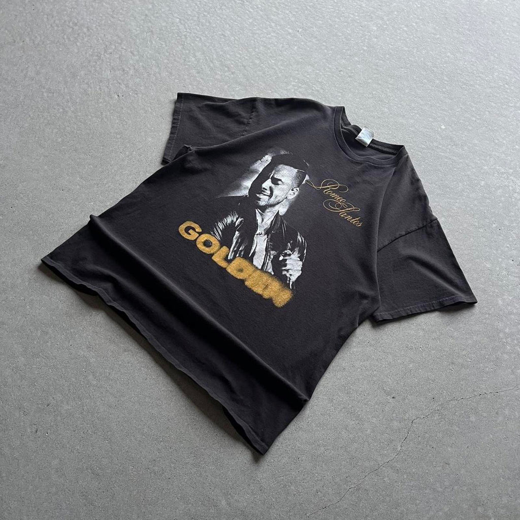 Vintage Clothing 2018 Romeo Santos Golden Tour Graphic T Shirt American Vintage - uptwn vintage - cc4c0973-2b45-4555-a2df-ef40088db526
