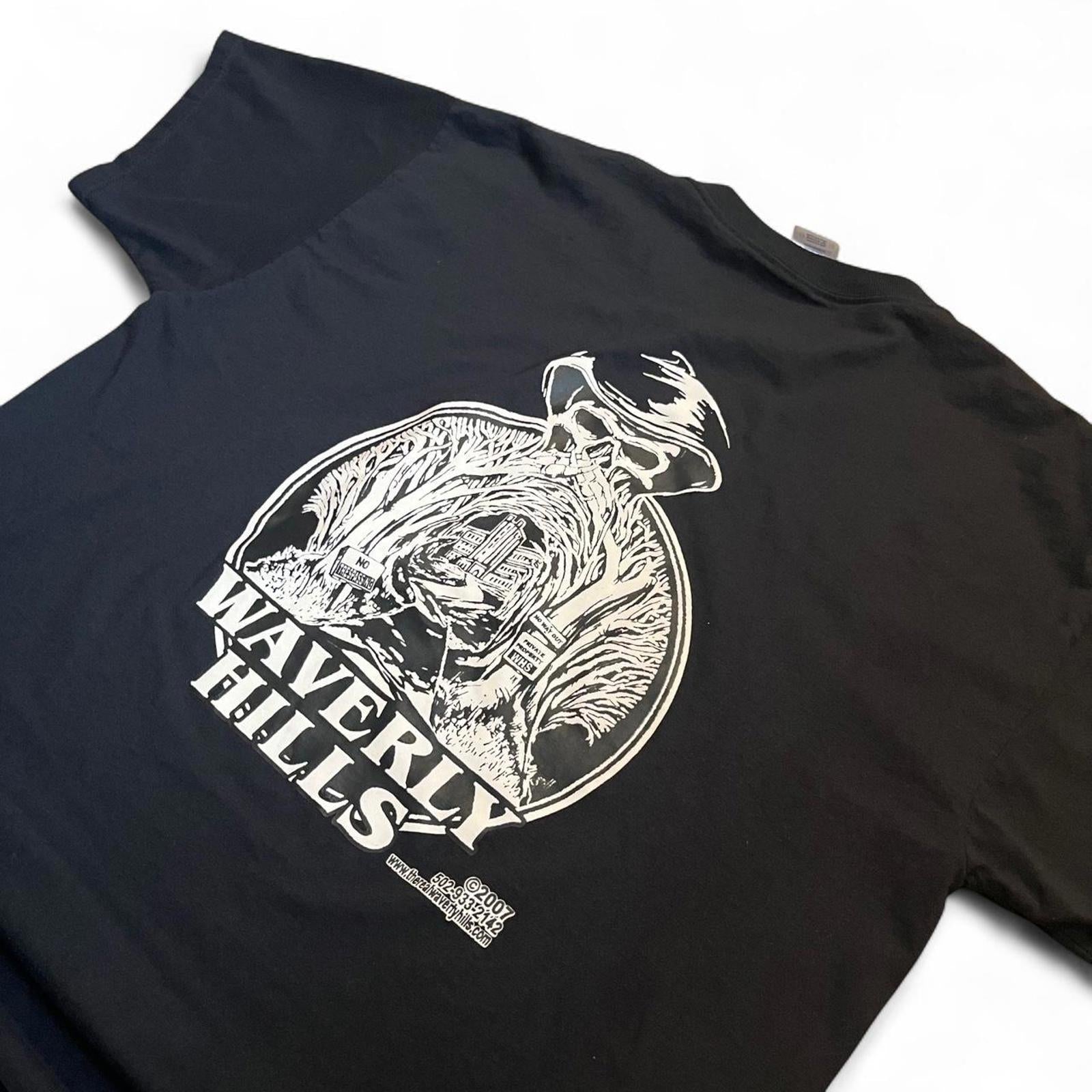 Vintage 2007 Waverly Hills Haunted House T-Shirt JERZEES d0bad84a-b45c-4548-ba6e-992eb7f74d75
