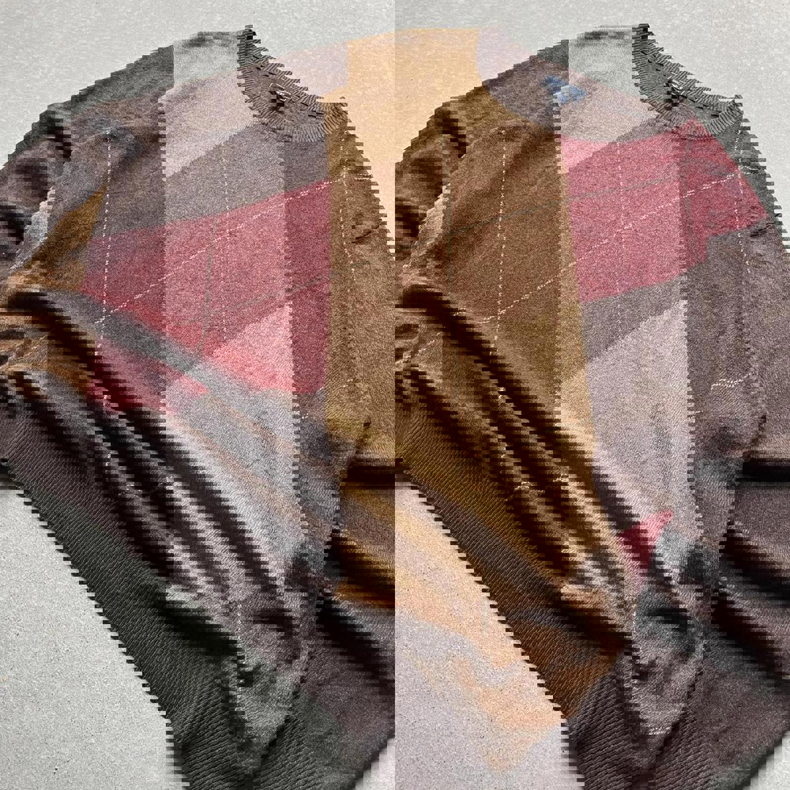 Vintage Y2K Brown Dockers Knit Sweater