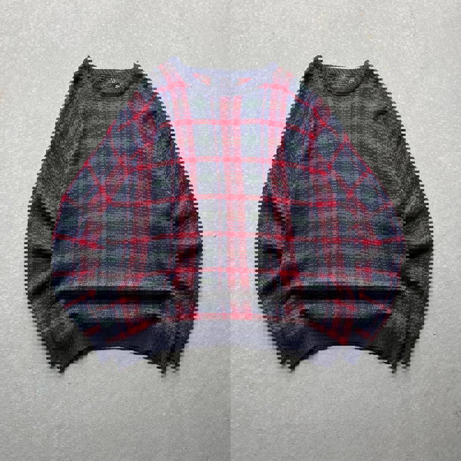 Vintage 90s Super Heav Old Glory Knit Sweater