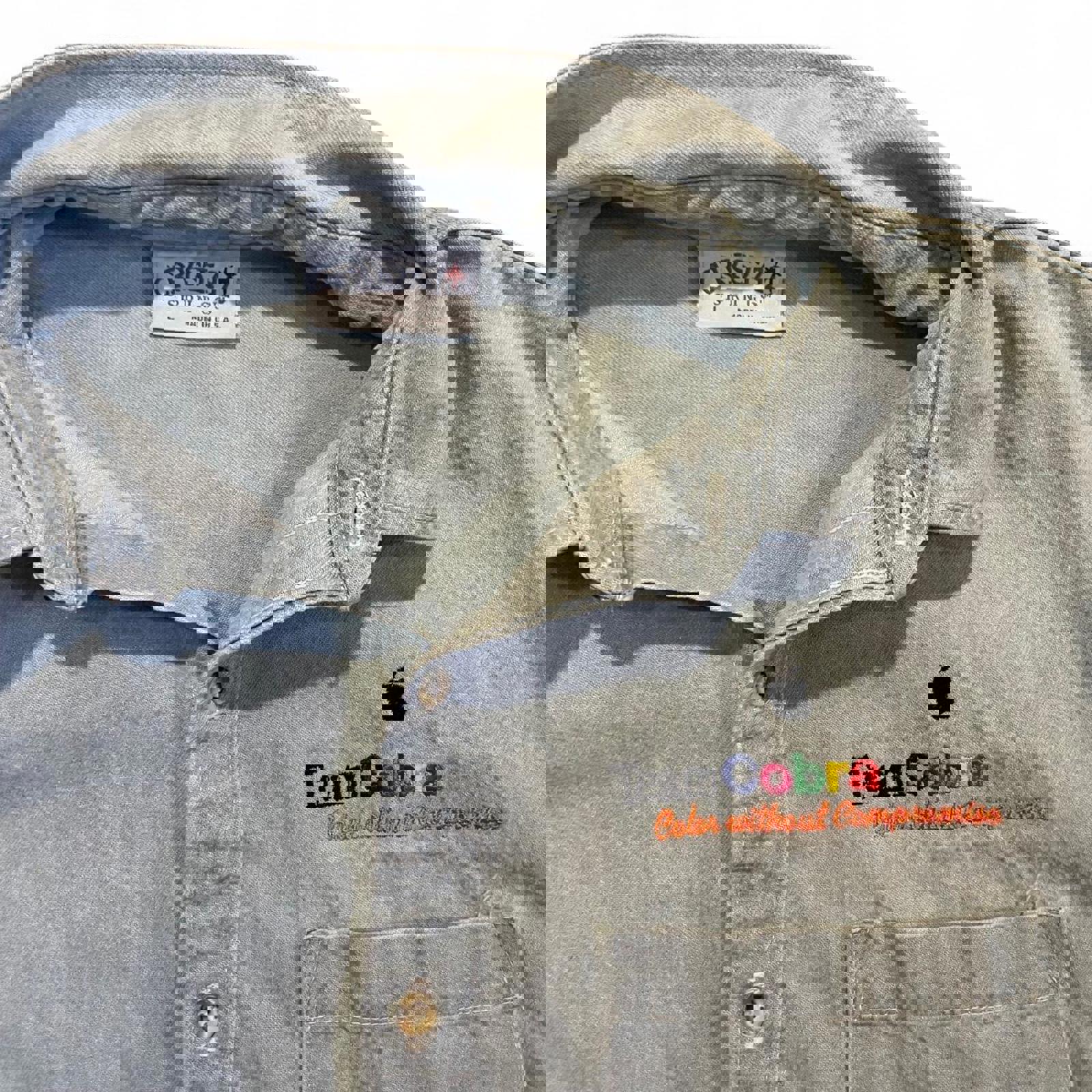 Vintage 80s Apple Team Cobra Button Down Shirt American Vintage d398e89b-cd92-4f19-98ef-931155bd7382