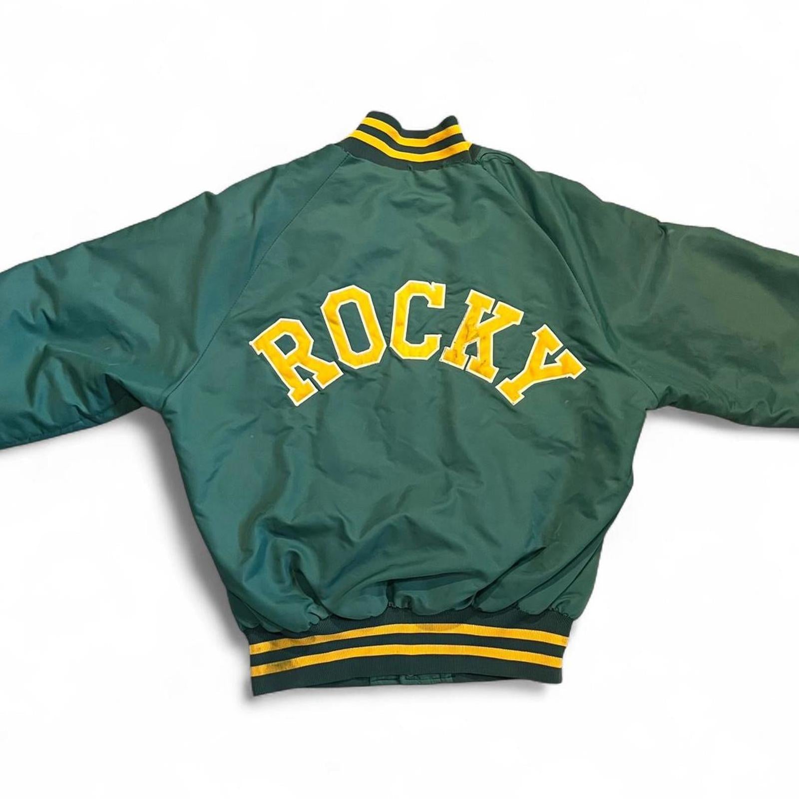 Vintage 80s Made In USA Rocky Puffer Bomber Jacket American Vintage d4ae8d47-a79f-459a-bb19-8793c707856a