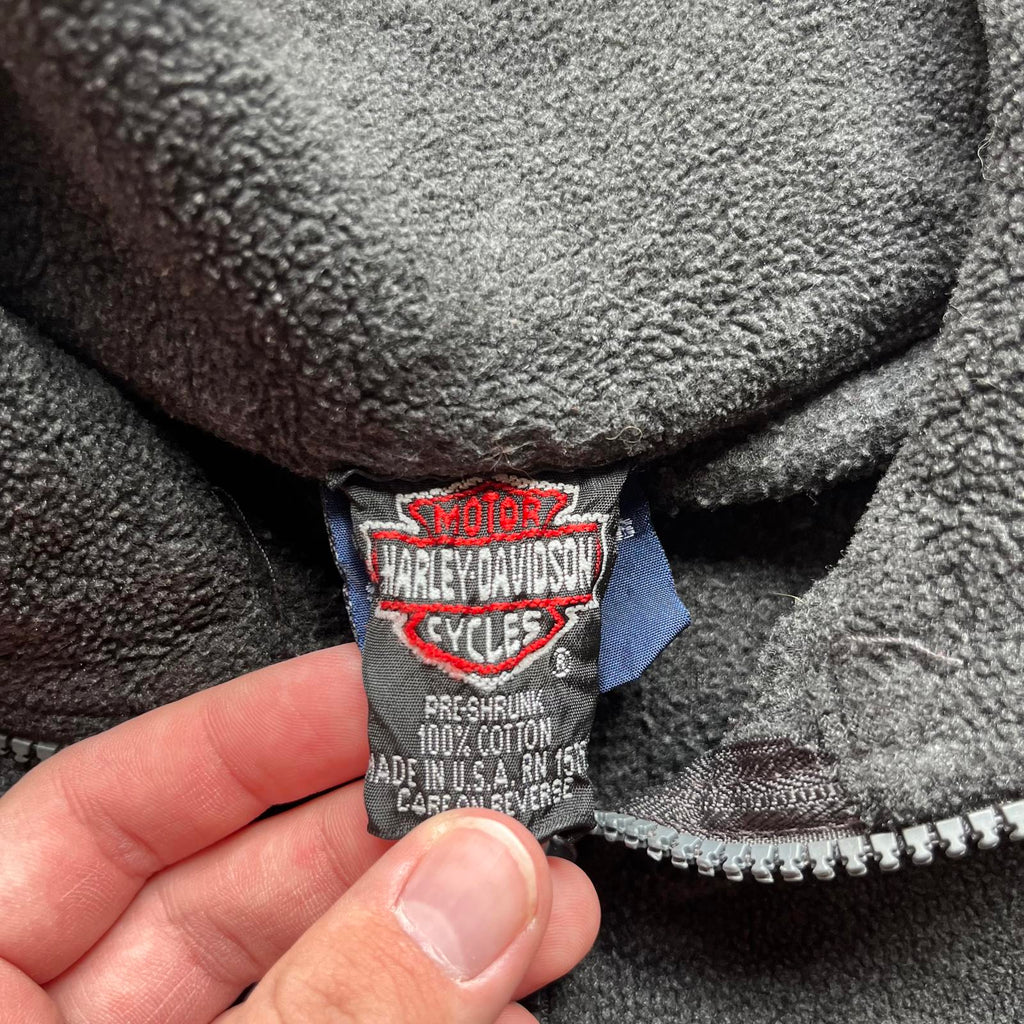 Vintage 90s Harley Davidson Quarter-Zip - Uptwn Vintage