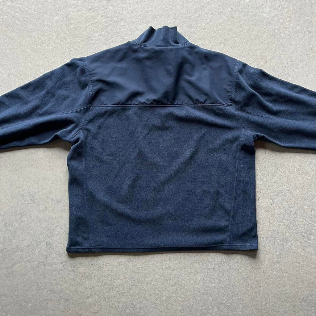 Vintage Y2K Navy Reebok Fleece Quarterzip