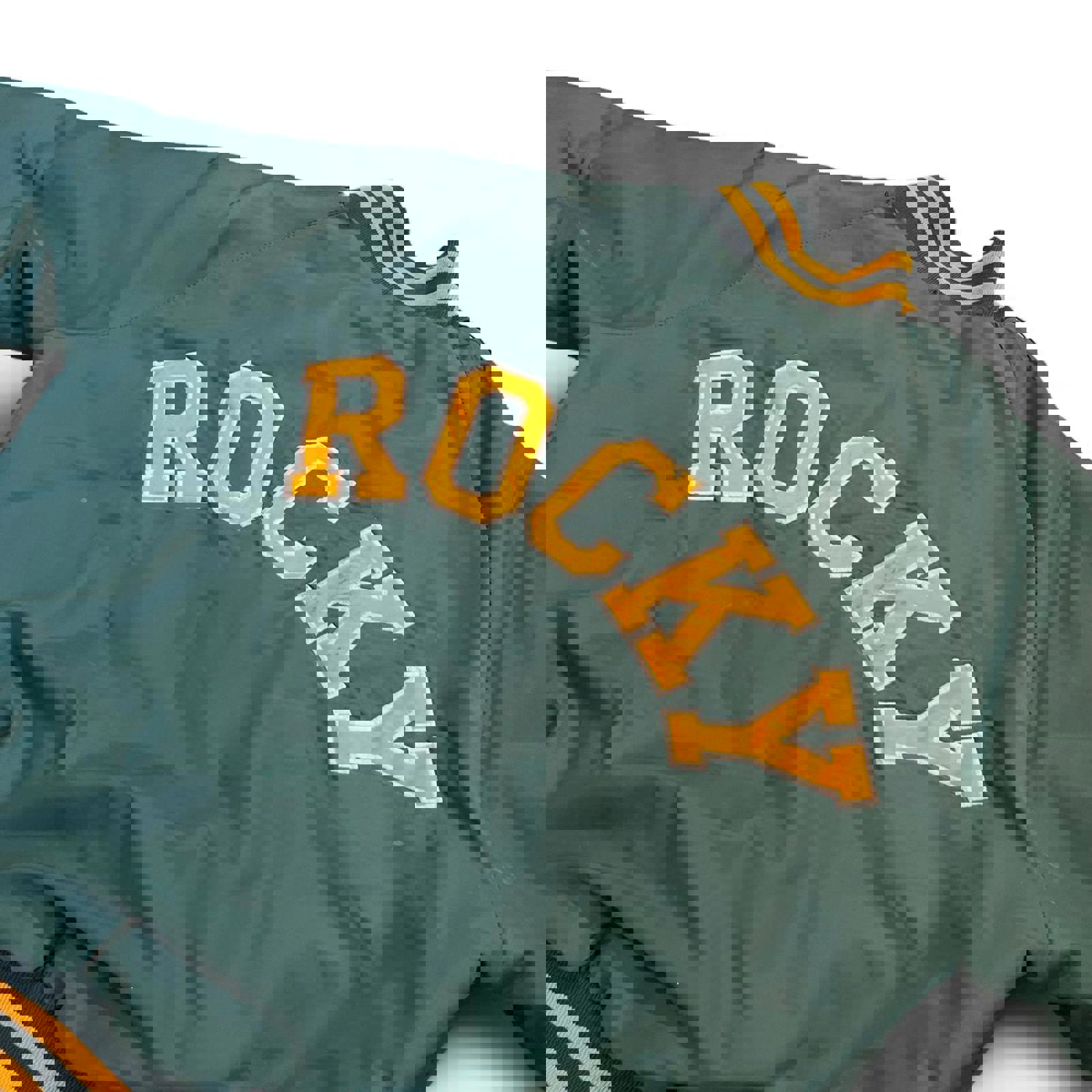 Vintage 80s Made In USA Rocky Puffer Bomber Jacket American Vintage da8bd665-c5a2-49d9-b9f2-86ec58755dc7