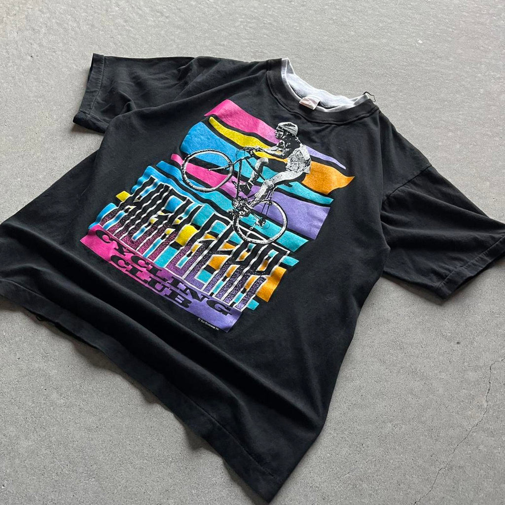 Vintage 80s Retro Style Bicycle T-Shirt