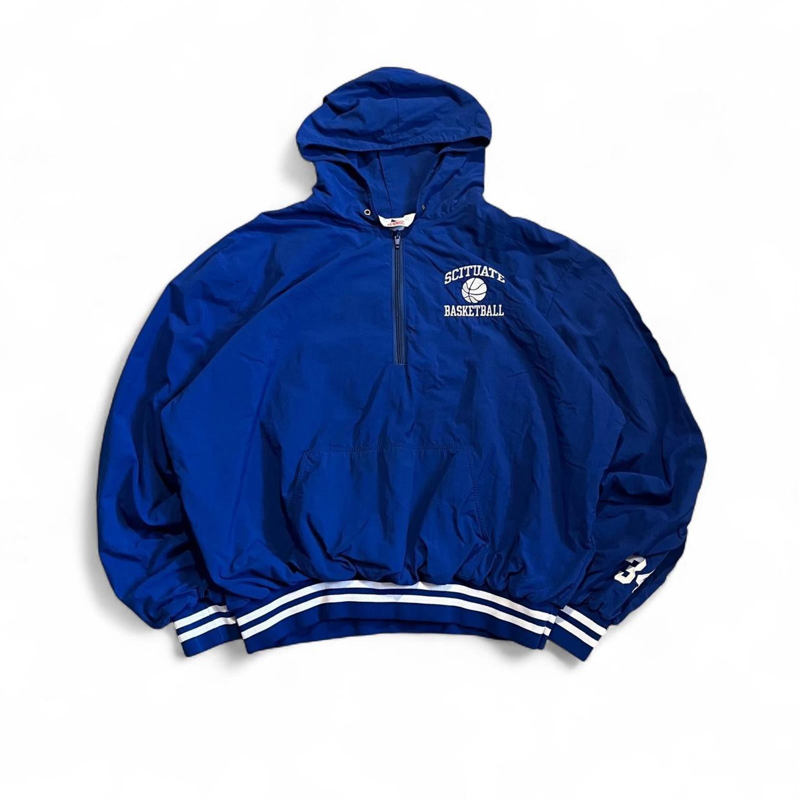 Vintage 80s Scituate Basketball Blue Zip Up Coat American Vintage dfca12de-498f-4f6f-a9b6-cbbab16bde75