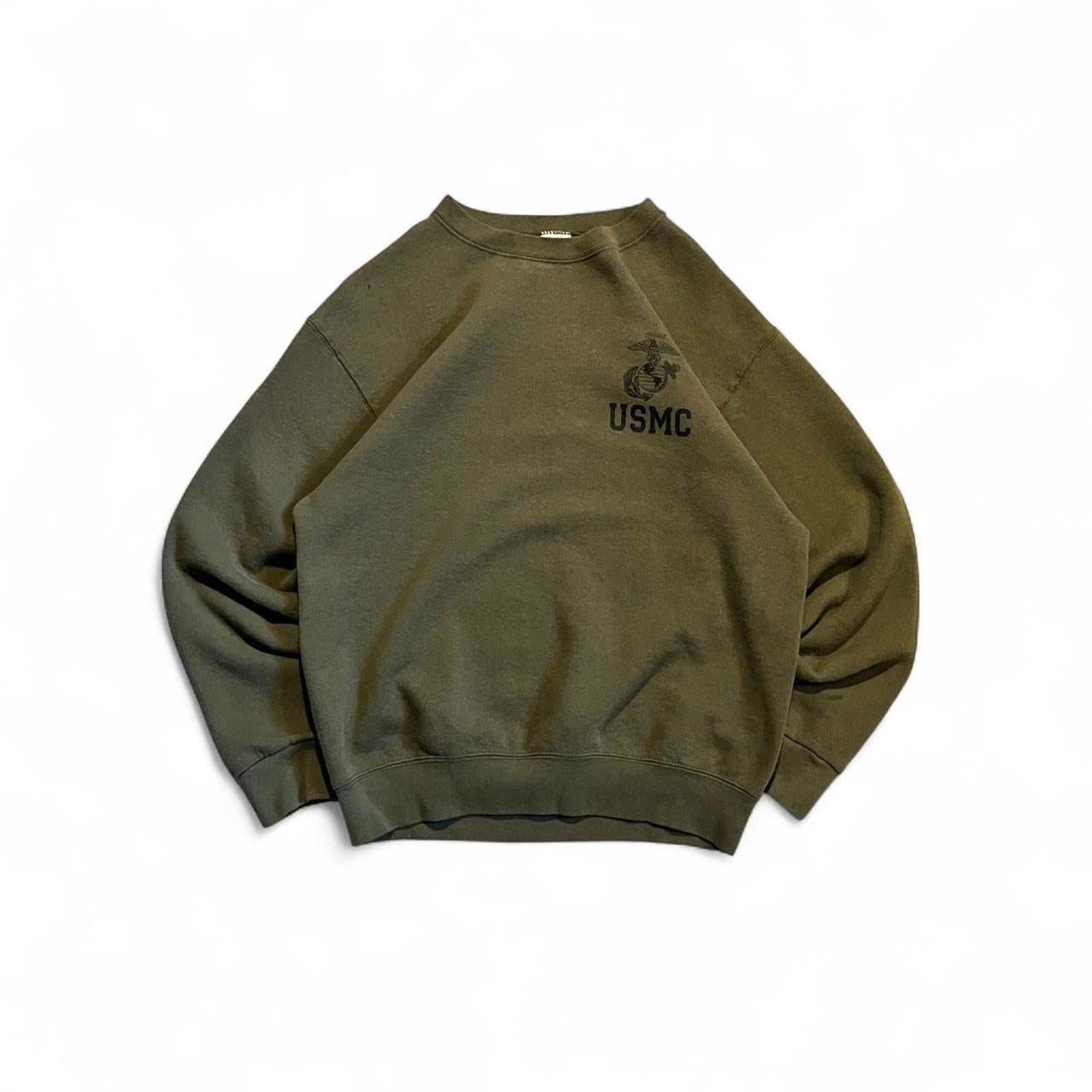 Vintage 90s USMC Marines Sweatshirt American Vintage - uptwn vintage - dff981a2-9582-41d2-8a95-a52b42a2d943