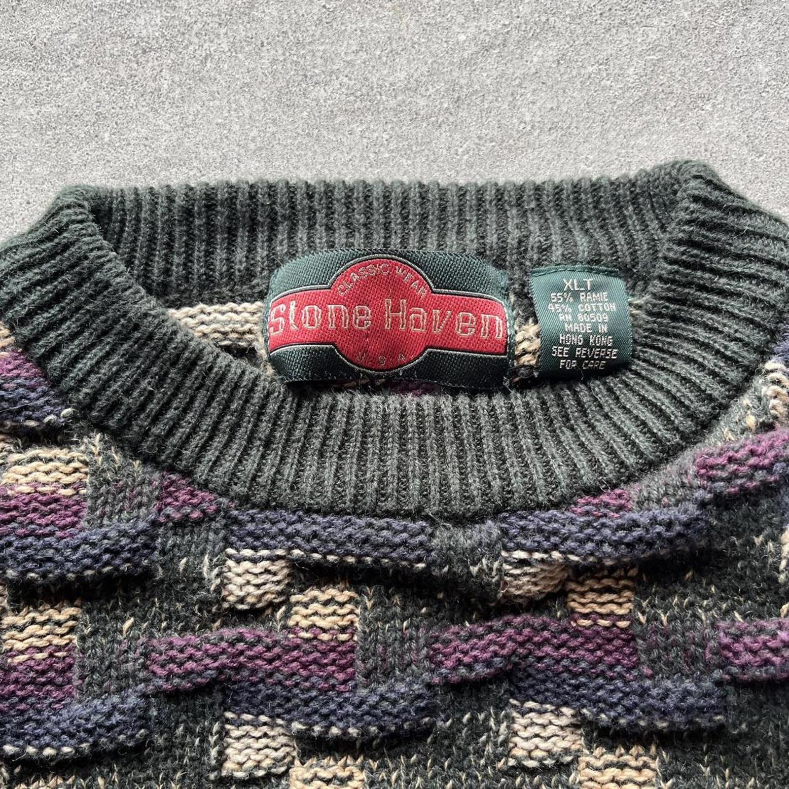 Vintage Clothing Vintage 90s Stone Haven Textured Knit Sweater American Vintage - uptwn vintage - e13e7cb8-4b84-414c-86e1-9f48f1b32615