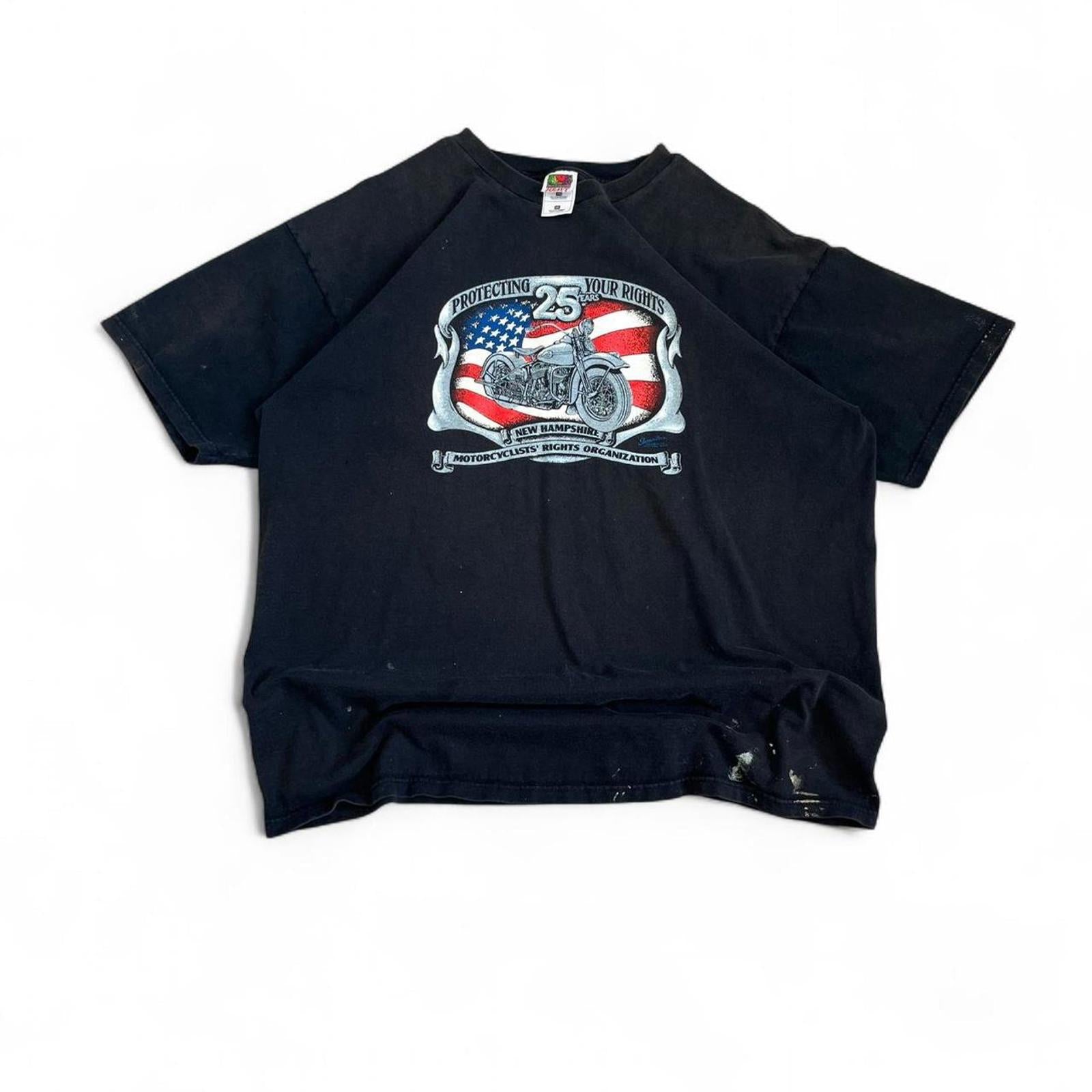 Vintage 90s New Hampshire Motorcycles T-Shirt Fruit of the Loom e580268f-c499-4f02-b845-39b71ca784d3
