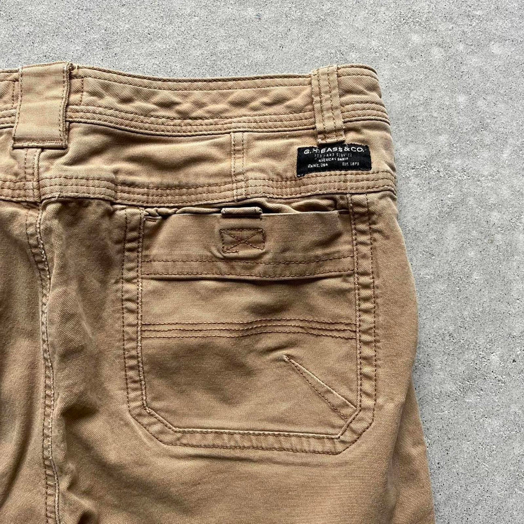 Vintage 90s GH Bass Brown Cargo Pants - Uptwn Vintage