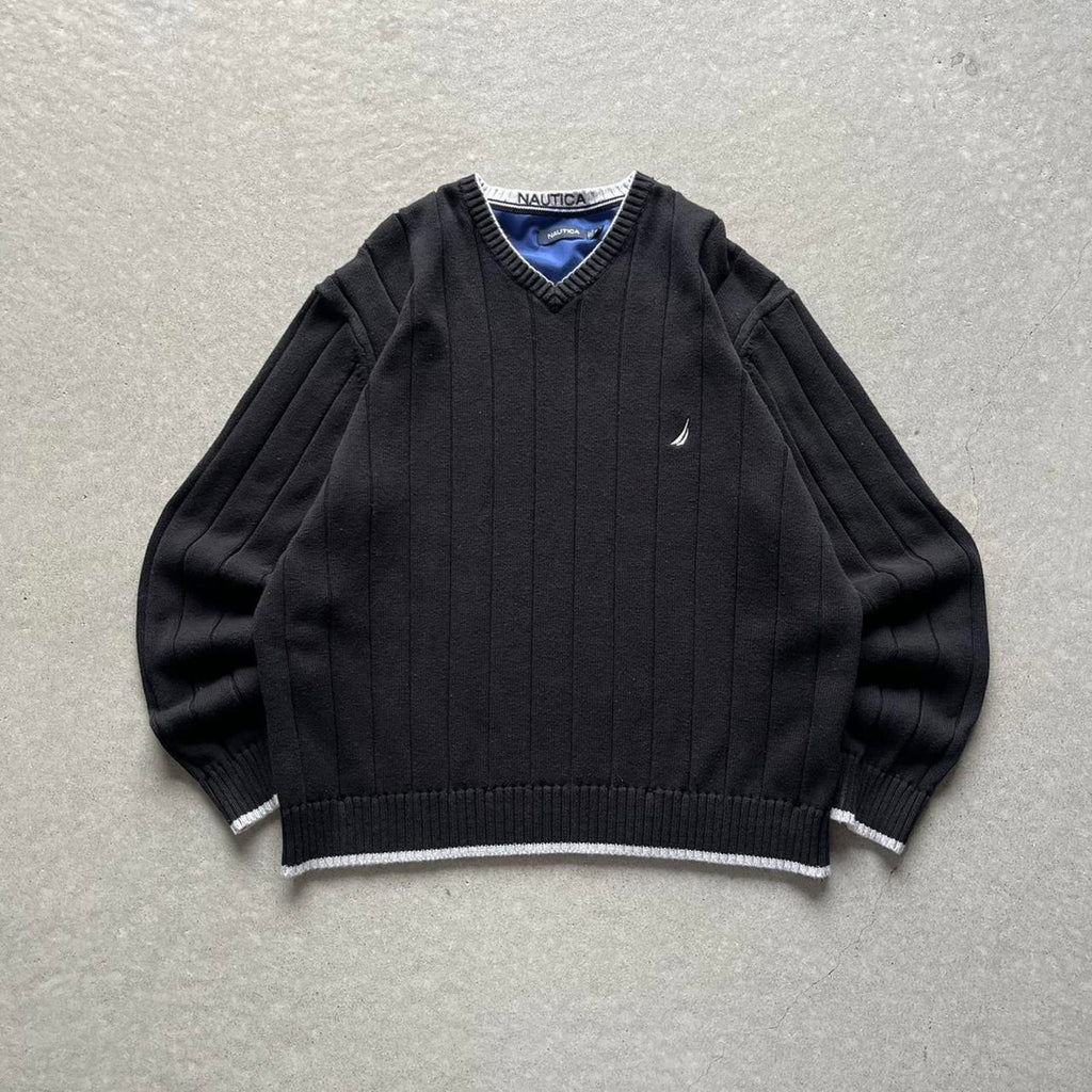 Vintage Clothing Vintage Y2K Black Nautica Sweater Nautica - uptwn vintage - ec03f776-262c-48c8-8c5b-50dc80e1f0e2