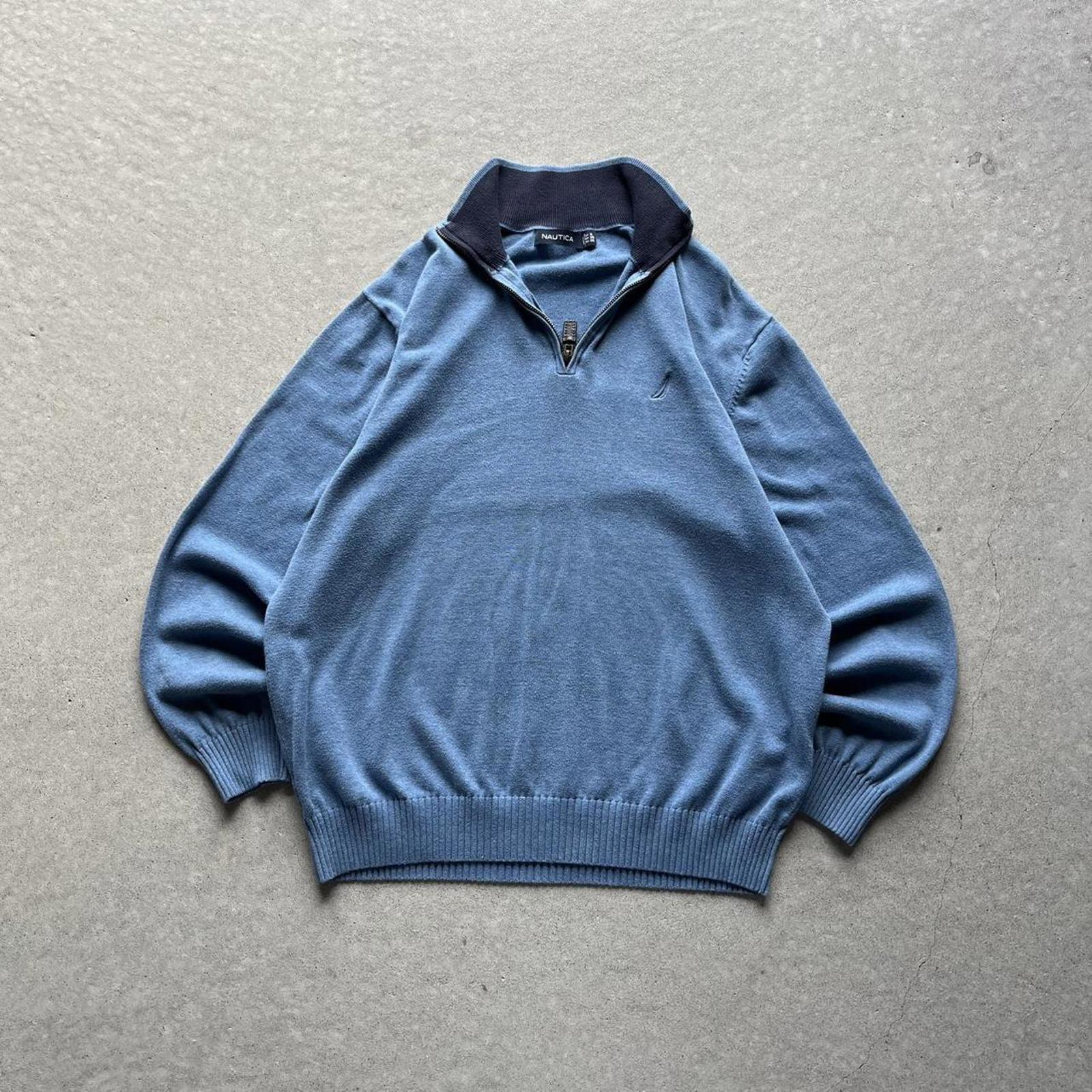 Vintage Clothing Vintage Y2K Blue Nautica Quarter-Zip Nautica - uptwn vintage - edbefb86-9b14-4061-a1ac-90d0da21df8d