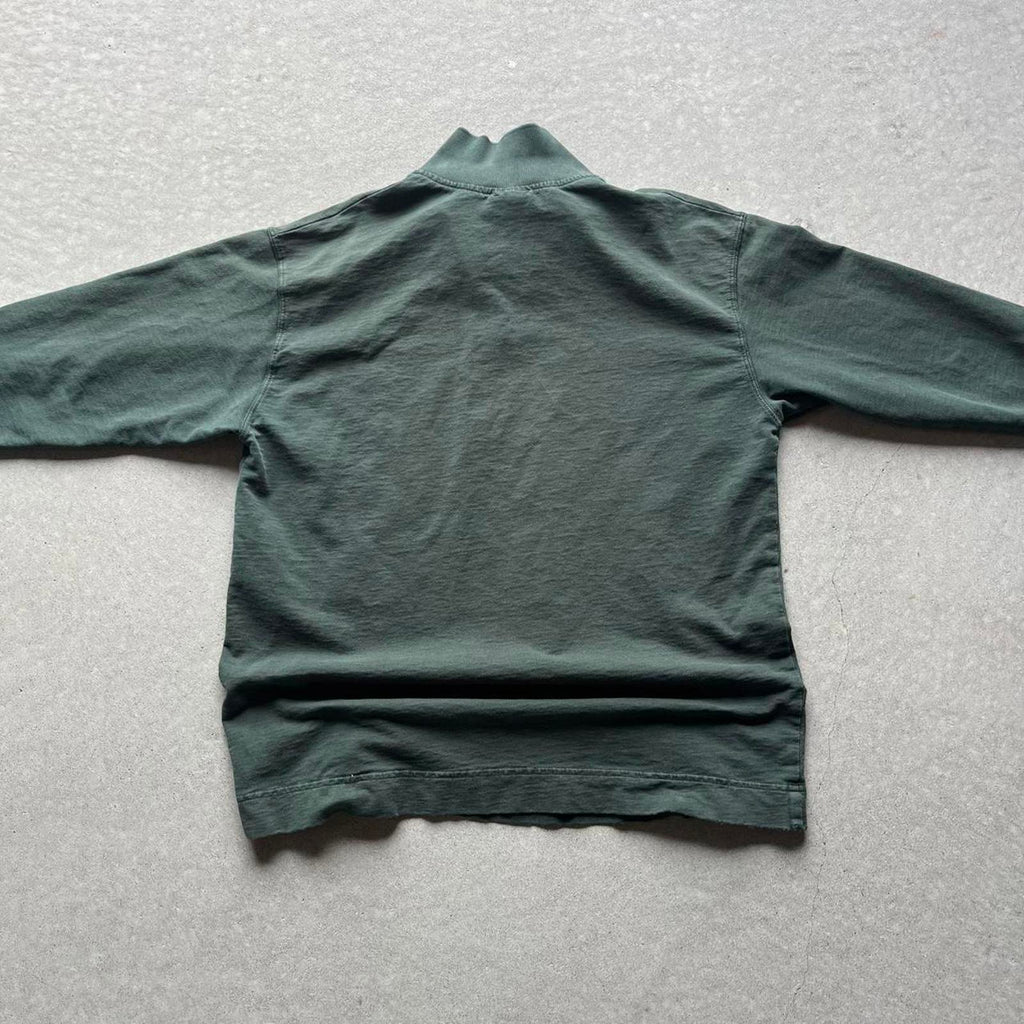 Vintage 90s Distressed Green Quarter-Zip