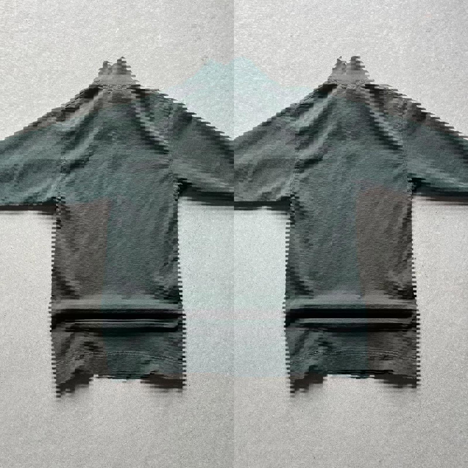 Vintage 90s Distressed Green Quarter-Zip