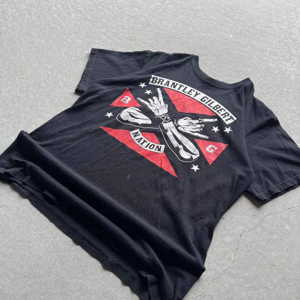 Vintage Y2K Brantley Gilbert Country Music T-Shirt - Uptwn Vintage