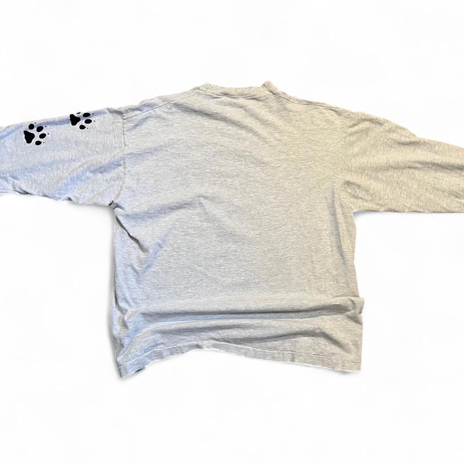 Vintage 90s Winton Wolves Retro Style Long Sleeve Shirt Fruit of the Loom - uptwn vintage - f3f45a31-200d-4560-b01d-a50520fdd661