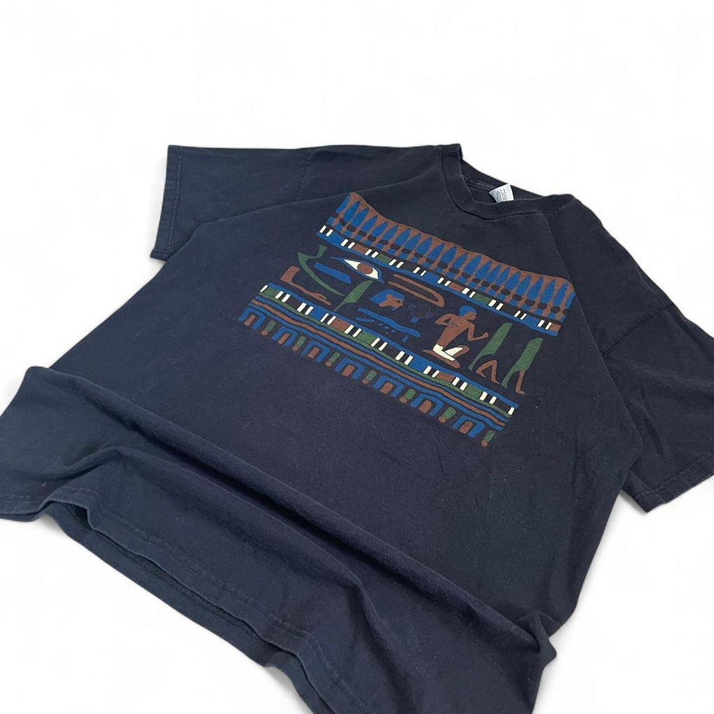 Vintage 90s British Museum Egyptian Style T-Shirt Screen Stars - uptwn vintage - f58d9e05-0c44-4dbc-b8ff-ed04b814021c
