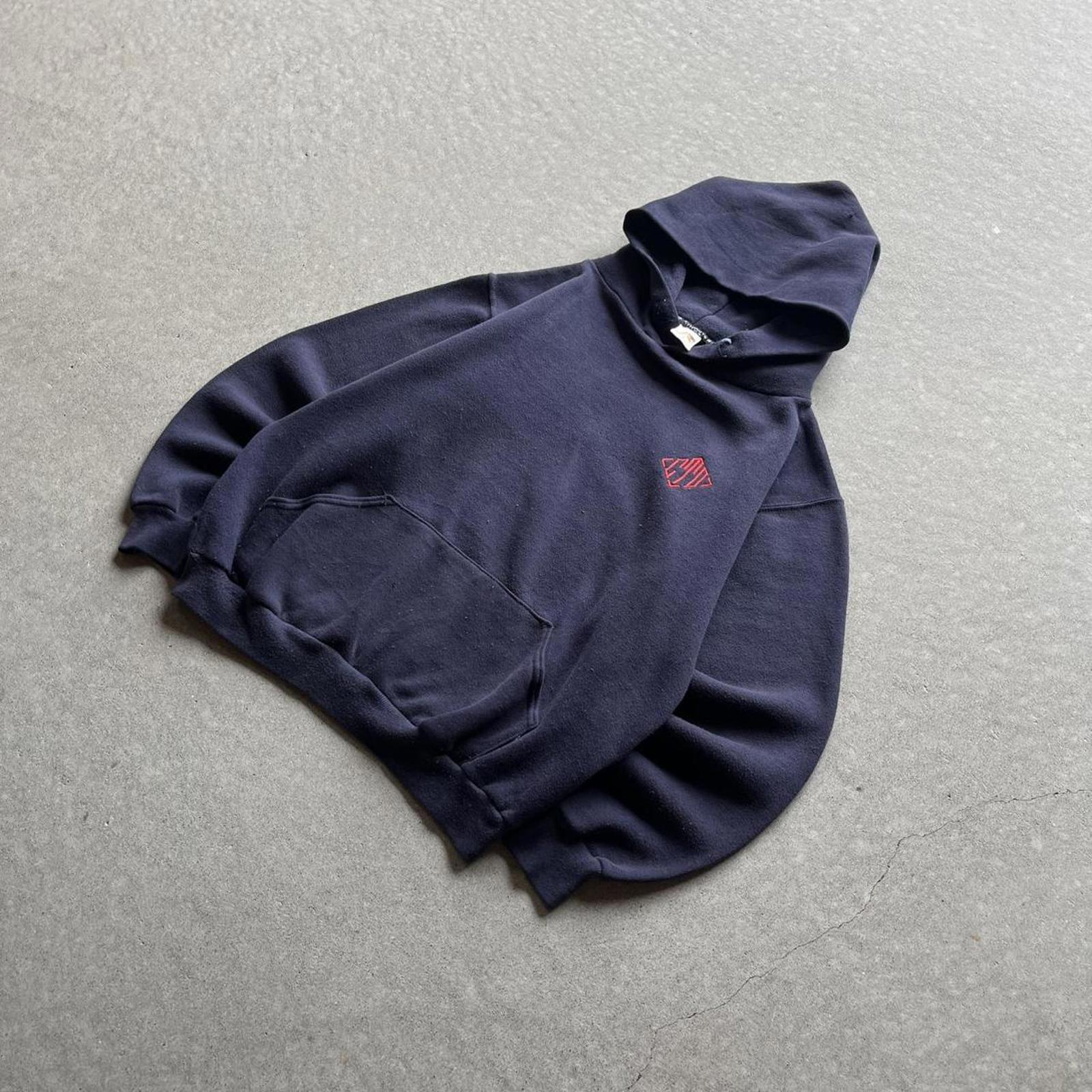 Rare Vintage 70s Embroidered Russell Athletic Gold Tag Hoodie - Uptwn Vintage