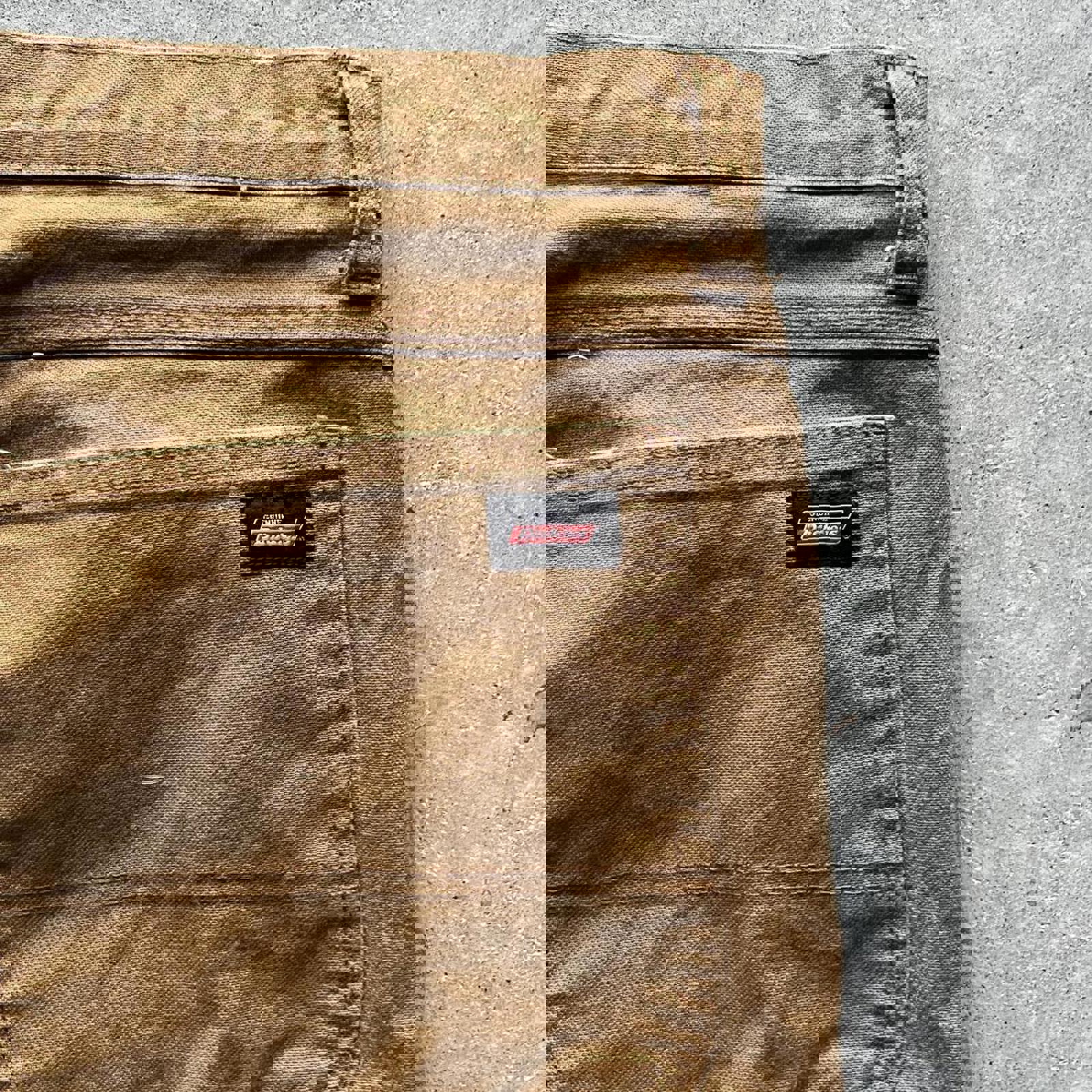 Faded Dickies Brown Cargo Carpenter Pants