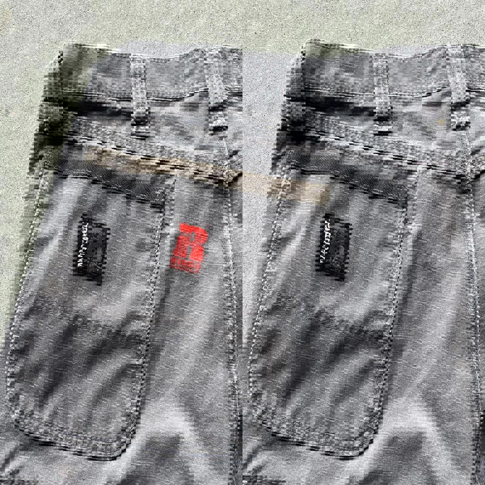 Vintage Style Distressed Wrangler Riggs Workwear Pants