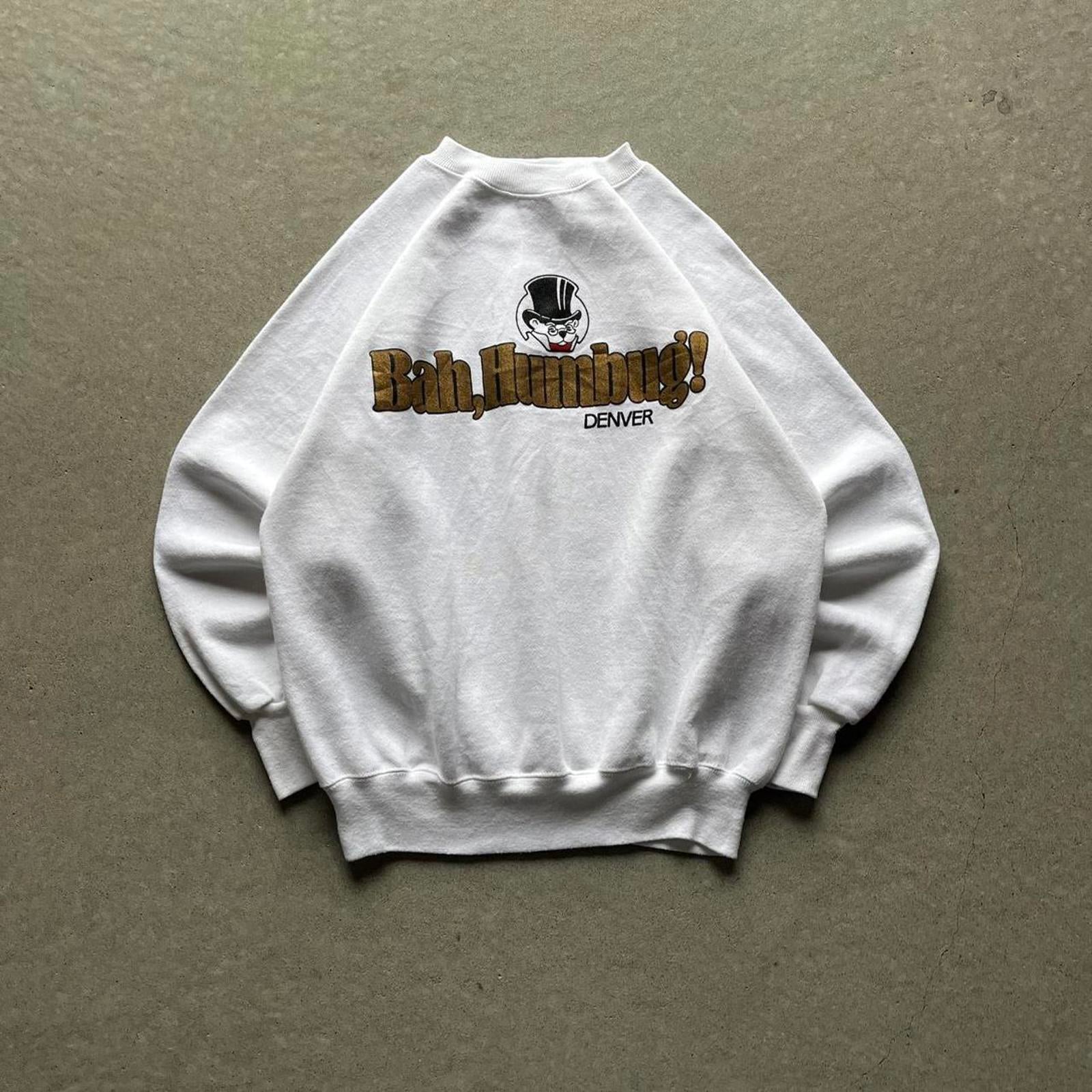 Vintage 80s Denver Colorado Bah Humbug Sweatshirt